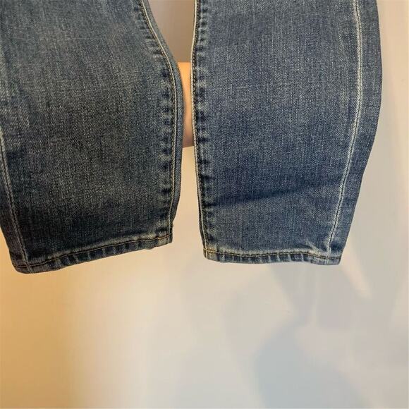 AG Adriano Goldschmied Women's The Stilt Distressed Jeans Size 25 Blue Denim - Picture 9 of 16